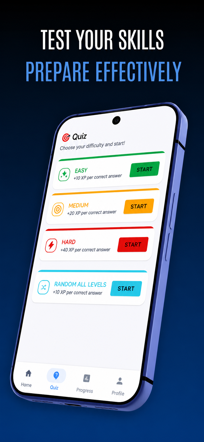 Englo profile screen showing app information and founders